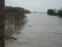 Hochwasser am R&uuml;ckhaltbecken J&uuml;terbog2